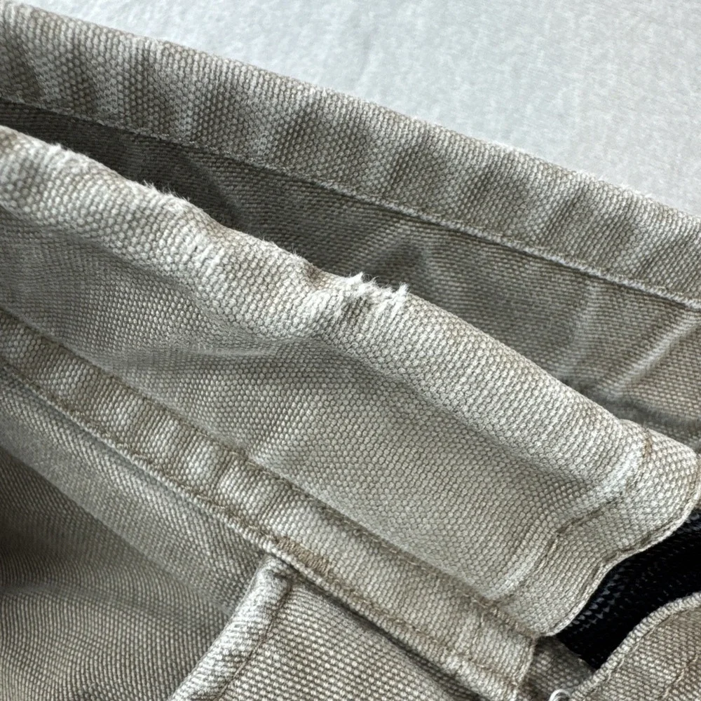 Mountain Hardwear Cargo Shorts Mens XXL Beige Utility w/Belt 11" Outdoors READ - Picture 11 of 11